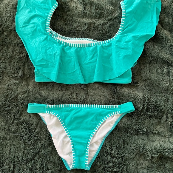 Splendid Turquoise Bikini size Small - Picture 1 of 3